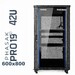 Armario Rack 42U 800x800 | Phasak Pro PHO-8842 19 In